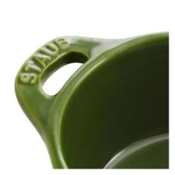 Staub 10 Cm Round Ceramic Mini Cocotte Basil-green 10 Staub 10 Cm Round Ceramic Mini Cocotte Basil-green -Staub 40510 787 0 7