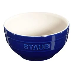Staub 12 Cm Round Ceramic Bowl Dark-blue