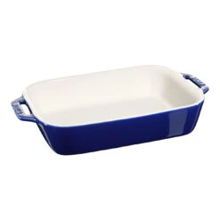 Staub 2-pcs Rectangular Ovenware Set Dark-blue 10 Staub 2-pcs Rectangular Ovenware Set Dark-blue -Staub 40510 810 0 1 1