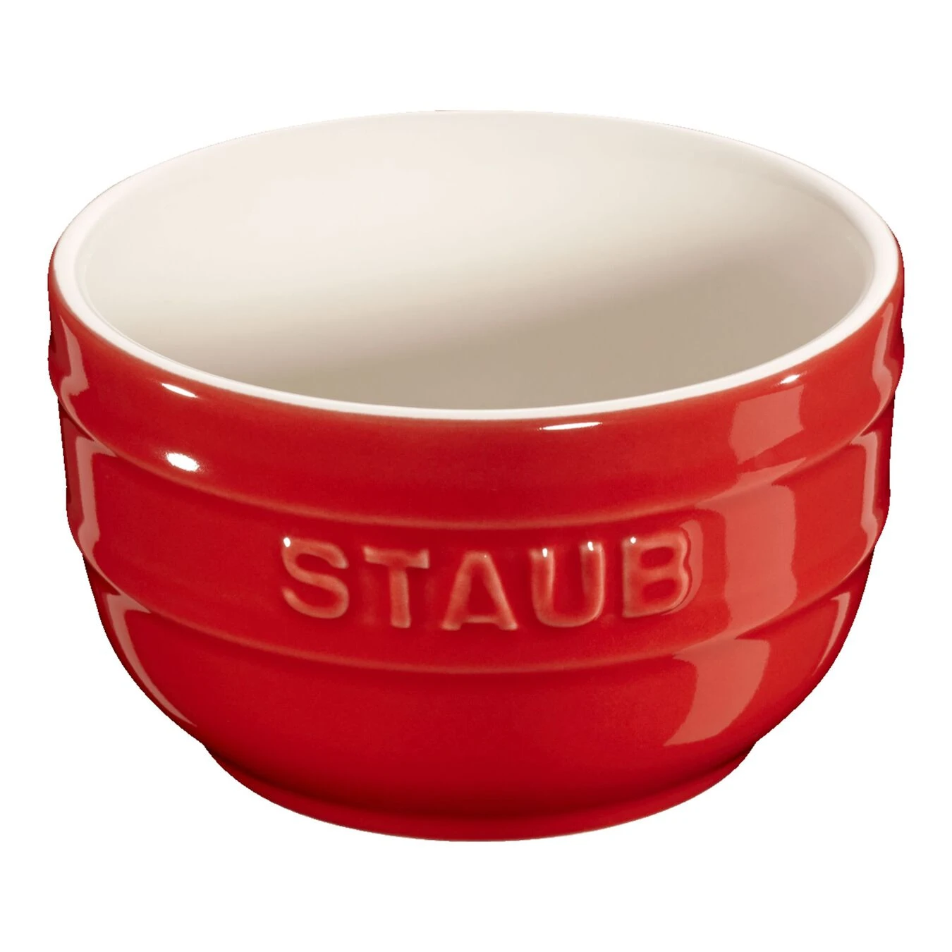 Staub 2-pcs Round Ceramic Ramekin Set Cherry 3 Staub 2-pcs Round Ceramic Ramekin Set Cherry