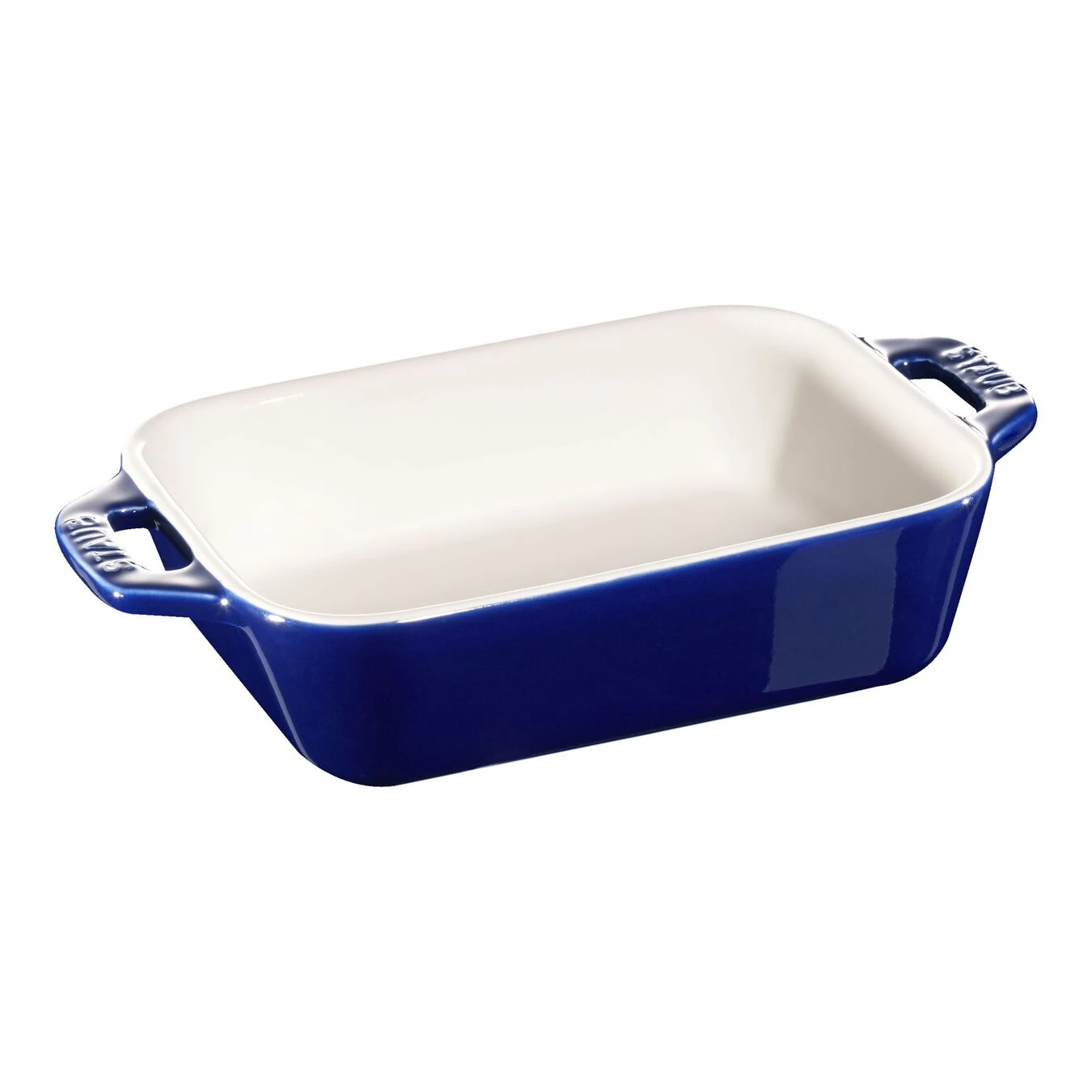 Staub 14 Cm X 11 Cm Rectangular Ceramic Oven Dish Dark-blue 3 Staub 14 Cm X 11 Cm Rectangular Ceramic Oven Dish Dark-blue