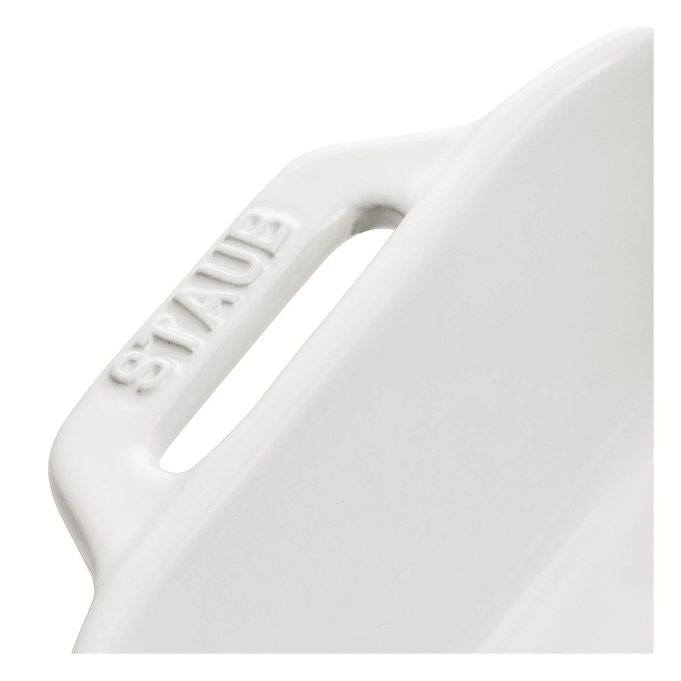 Staub 27 Cm X 20 Cm Rectangular Ceramic Oven Dish Pure-white 4 Staub 27 Cm X 20 Cm Rectangular Ceramic Oven Dish Pure-white - Image 2