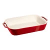 Staub 34 Cm X 24 Cm Rectangular Ceramic Oven Dish Cherry -Staub 40511 148 0 1
