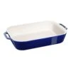 Staub 34 Cm X 24 Cm Rectangular Ceramic Oven Dish Dark-blue -Staub 40511 149 0 1