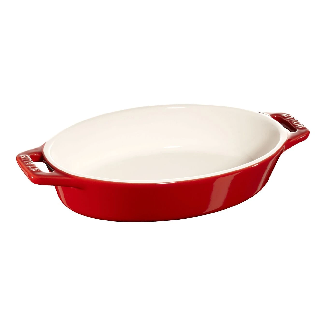 Staub 17 Cm Oval Ceramic Oven Dish Cherry 3 Staub 17 Cm Oval Ceramic Oven Dish Cherry