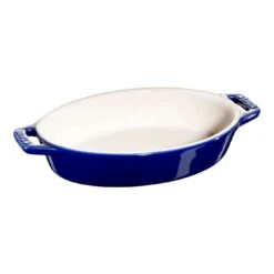 Staub 17 Cm Oval Ceramic Oven Dish Dark-blue