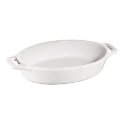 Staub 17 Cm Oval Ceramic Oven Dish Pure-white