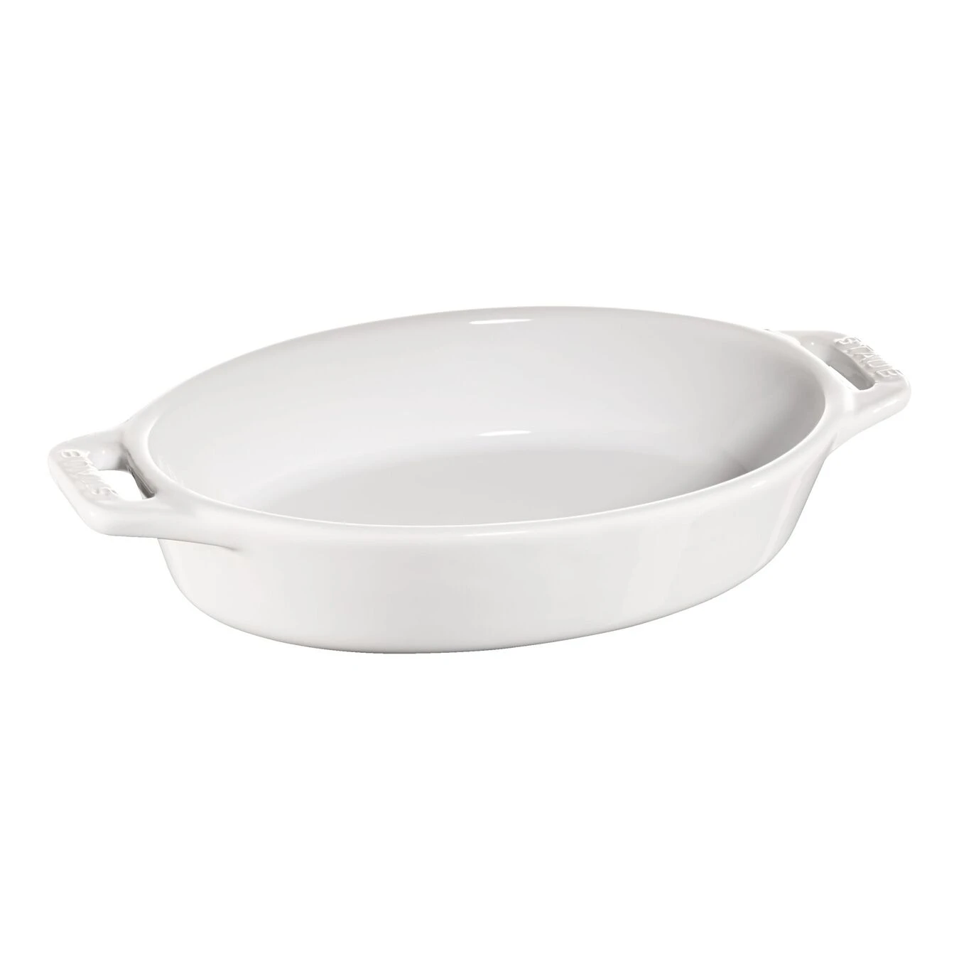 Staub 17 Cm Oval Ceramic Oven Dish Pure-white 3 Staub 17 Cm Oval Ceramic Oven Dish Pure-white