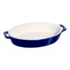 Staub 23 Cm Oval Ceramic Oven Dish Dark-blue 2 Staub 23 Cm Oval Ceramic Oven Dish Dark-blue -Staub 40511 157 0 1