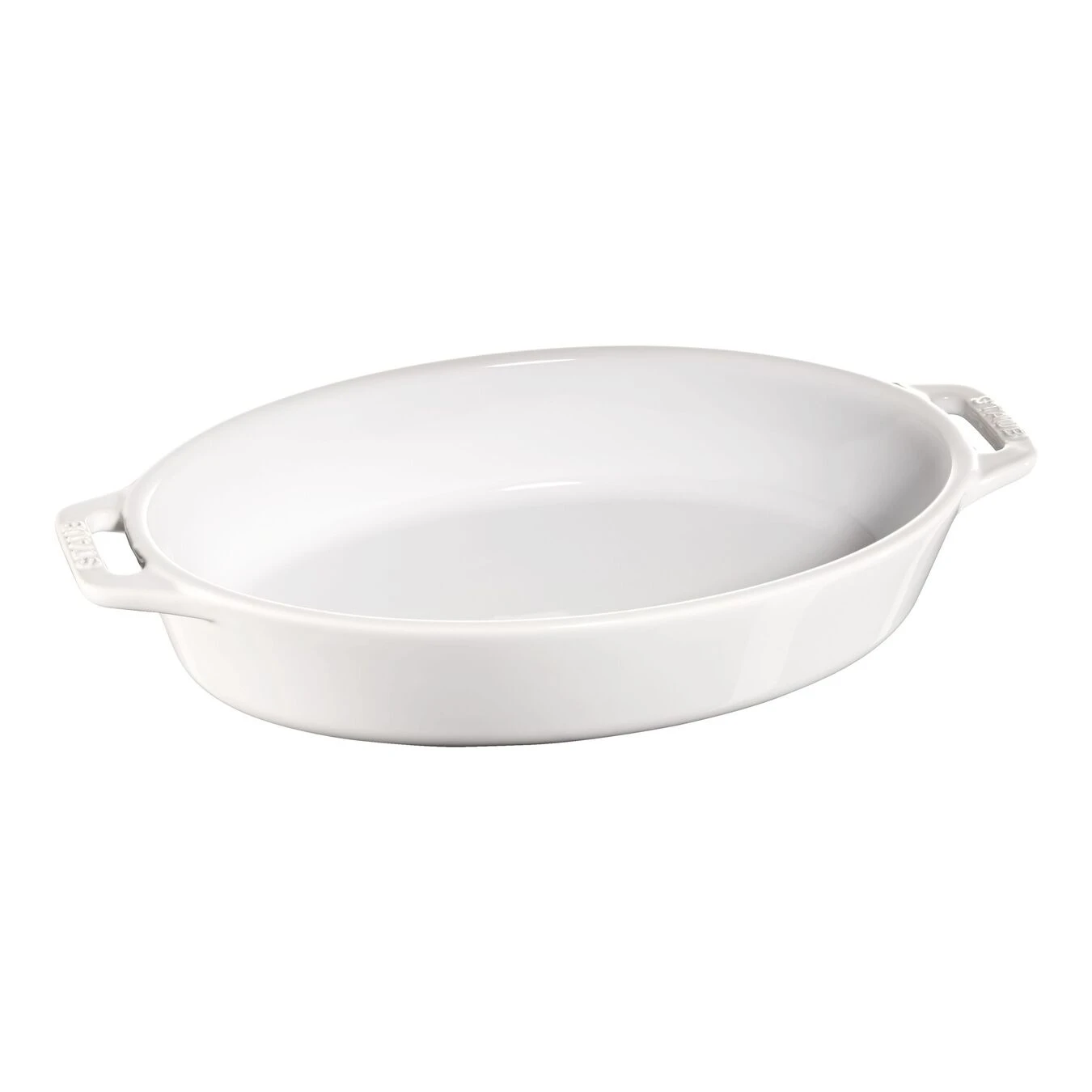 Staub 23 Cm Oval Ceramic Oven Dish Pure-white 3 Staub 23 Cm Oval Ceramic Oven Dish Pure-white