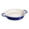 Staub 24 Cm Ceramic Pie Dish Dark-blue 1 Staub 24 Cm Ceramic Pie Dish Dark-blue -Staub 40511 165 0 1