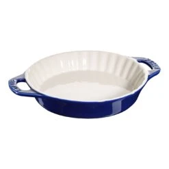 Staub 24 Cm Ceramic Pie Dish Dark-blue