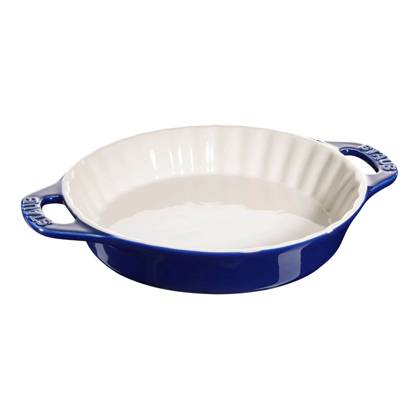 Staub 24 Cm Ceramic Pie Dish Dark-blue 3 Staub 24 Cm Ceramic Pie Dish Dark-blue