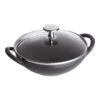 Staub 16 Cm Cast Iron Wok Black -Staub 40511 301 0 1