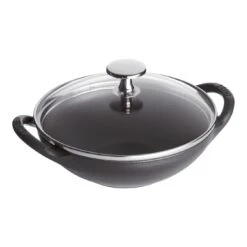 Staub 16 Cm Cast Iron Wok Black