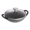 Staub 16 Cm Cast Iron Wok Graphite-grey 1 Staub 16 Cm Cast Iron Wok Graphite-grey -Staub 40511 302 0 1
