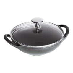 Staub 16 Cm Cast Iron Wok Graphite-grey