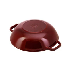 Staub 30 Cm Cast Iron Wok With Glass Lid Grenadine-red -Staub 40511 466 0 5