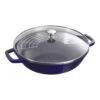 Staub 30 Cm Cast Iron Wok With Glass Lid Dark-blue 1 Staub 30 Cm Cast Iron Wok With Glass Lid Dark-blue -Staub 40511 467 0 2