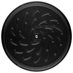 Staub 28 Cm Round Cast Iron Saute Pan Chistera Graphite-grey -Staub 40511 470 0 7