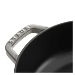 Staub 28 Cm Round Cast Iron Saute Pan Chistera Graphite-grey -Staub 40511 470 0 9