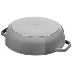 Staub 24 Cm Round Cast Iron Saute Pan Chistera Graphite-grey -Staub 40511 471 0 4