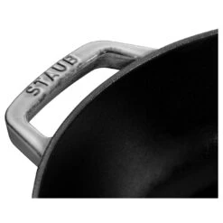 Staub 24 Cm Round Cast Iron Saute Pan Chistera Graphite-grey -Staub 40511 471 0 5