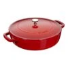 Staub 24 Cm Round Cast Iron Saute Pan Chistera Cherry -Staub 40511 475 0 1