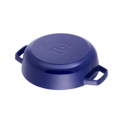Staub 24 Cm Round Cast Iron Saute Pan Chistera Dark-blue -Staub 40511 476 0 4