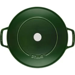 Staub 24 Cm Round Cast Iron Saute Pan Chistera Basil-green -Staub 40511 479 0 5