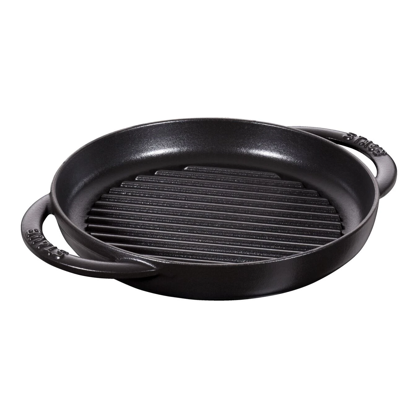 Staub 23 Cm Round Cast Iron Pure Grill Black 3 Staub 23 Cm Round Cast Iron Pure Grill Black