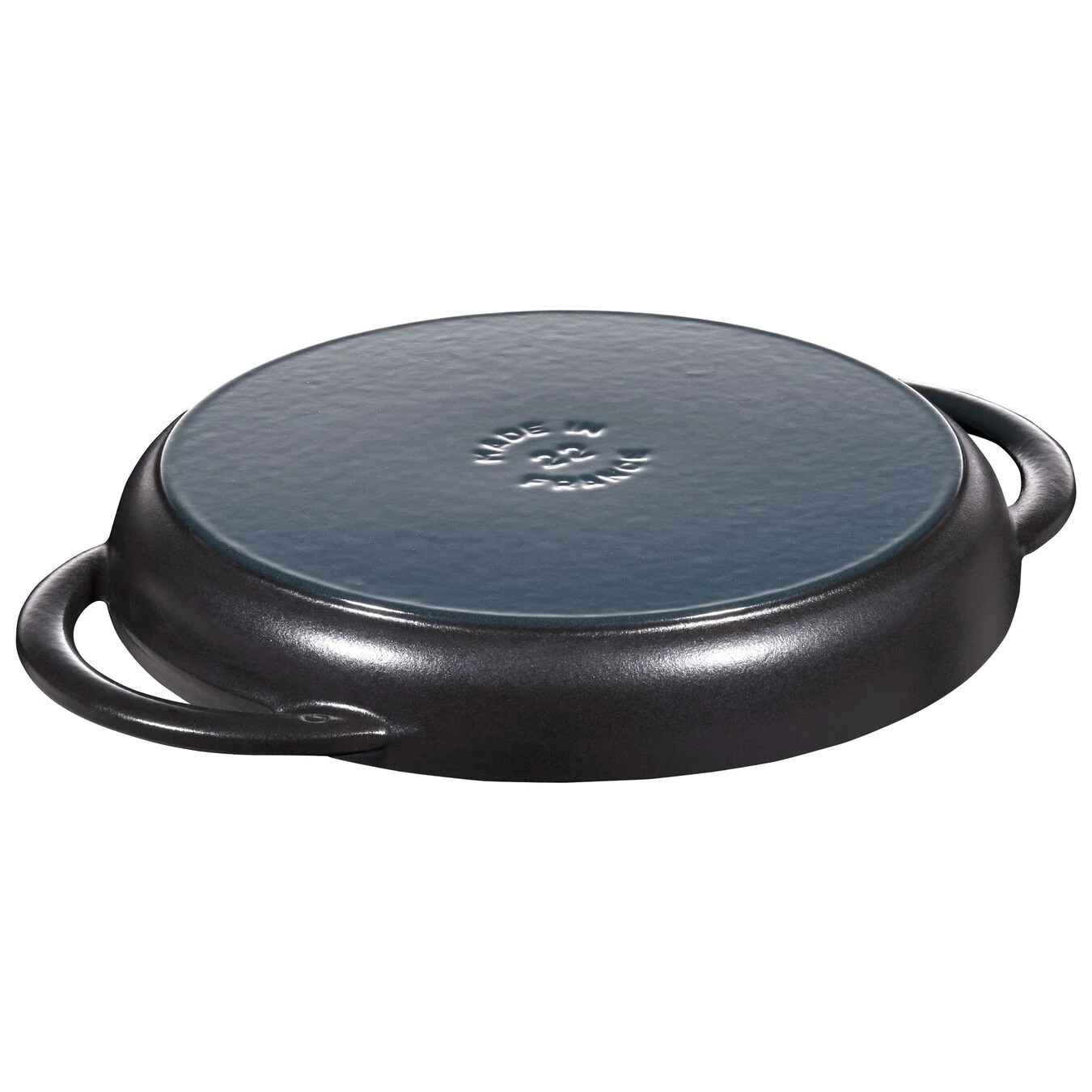 Staub 23 Cm Round Cast Iron Pure Grill Black 4 Staub 23 Cm Round Cast Iron Pure Grill Black - Image 2