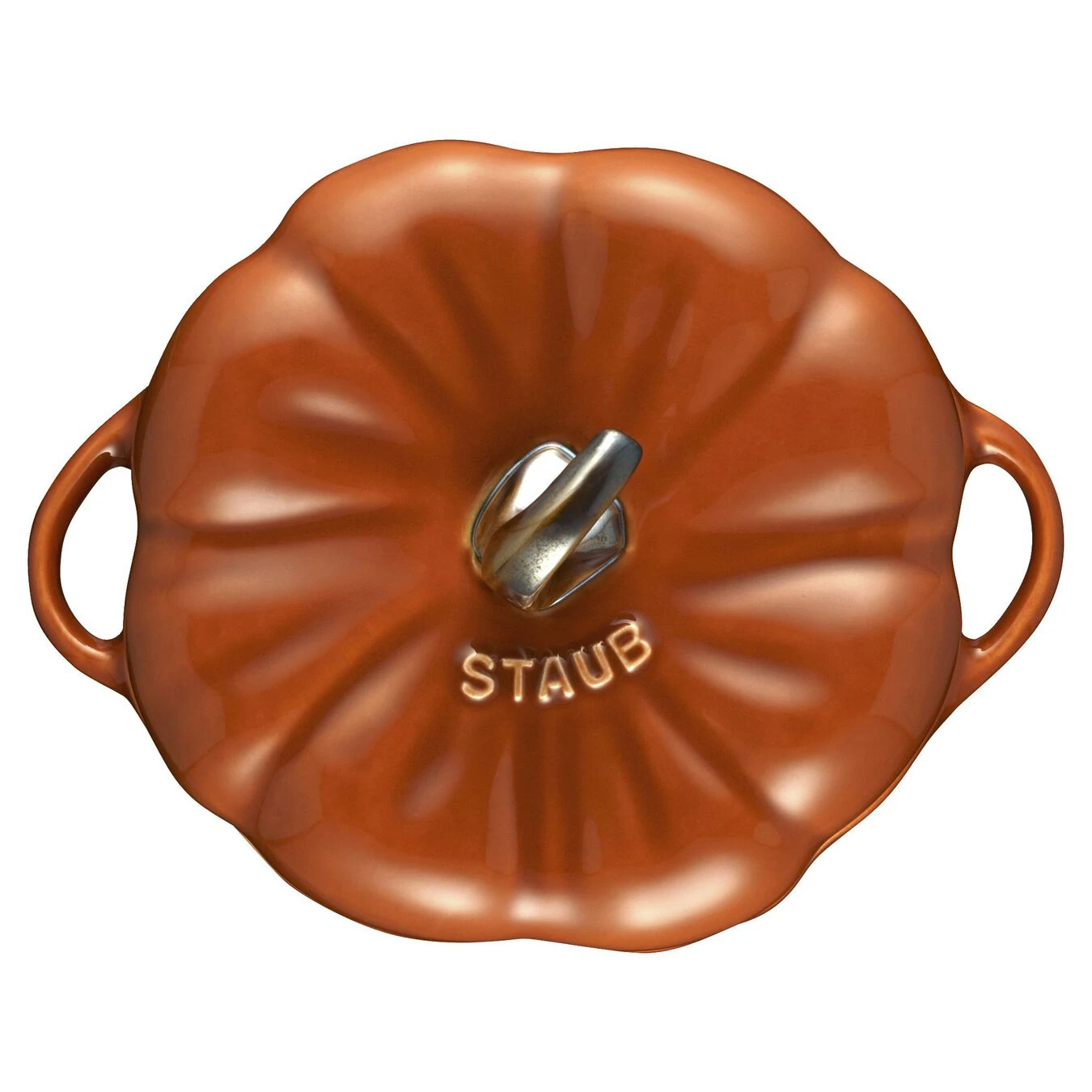 Staub 12 Cm Pumpkin Ceramic Cocotte Cinnamon 8 Staub 12 Cm Pumpkin Ceramic Cocotte Cinnamon - Image 6