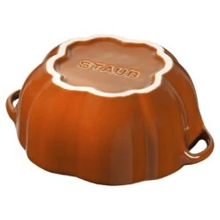 Staub 12 Cm Pumpkin Ceramic Cocotte Cinnamon 12 Staub 12 Cm Pumpkin Ceramic Cocotte Cinnamon -Staub 40511 555 0 8