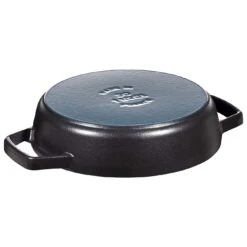 Staub 20 Cm Cast Iron Frying Pan With 2 Handles Black -Staub 40511 659 0 2