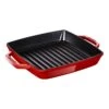 Staub 23 X 23 Cm Square Cast Iron Grill Pan Cherry -Staub 40511 730 0 1