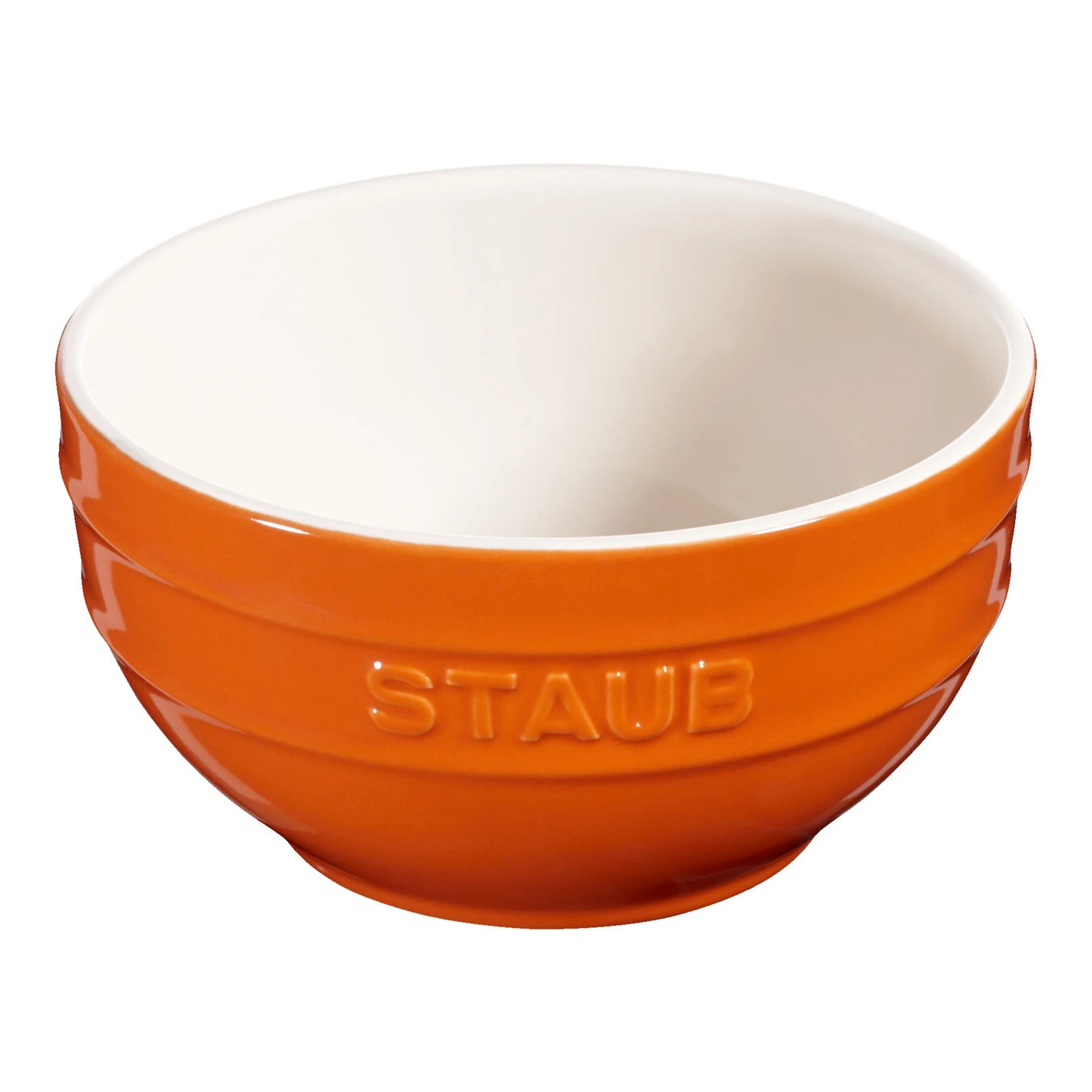 Staub 14 Cm Round Ceramic Bowl Orange 3 Staub 14 Cm Round Ceramic Bowl Orange
