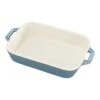Staub 20 Cm X 16 Cm Rectangular Ceramic Oven Dish Ancient-turquoise 2 Staub 20 Cm X 16 Cm Rectangular Ceramic Oven Dish Ancient-turquoise -Staub 40511 868 1