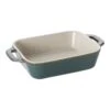 Staub 14 Cm X 11 Cm Rectangular Ceramic Oven Dish Ancient-turquoise -Staub 40511 882 6 1