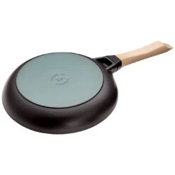 Staub 26 Cm Cast Iron Frying Pan With Wooden Handle Black -Staub 40511 952 0 1