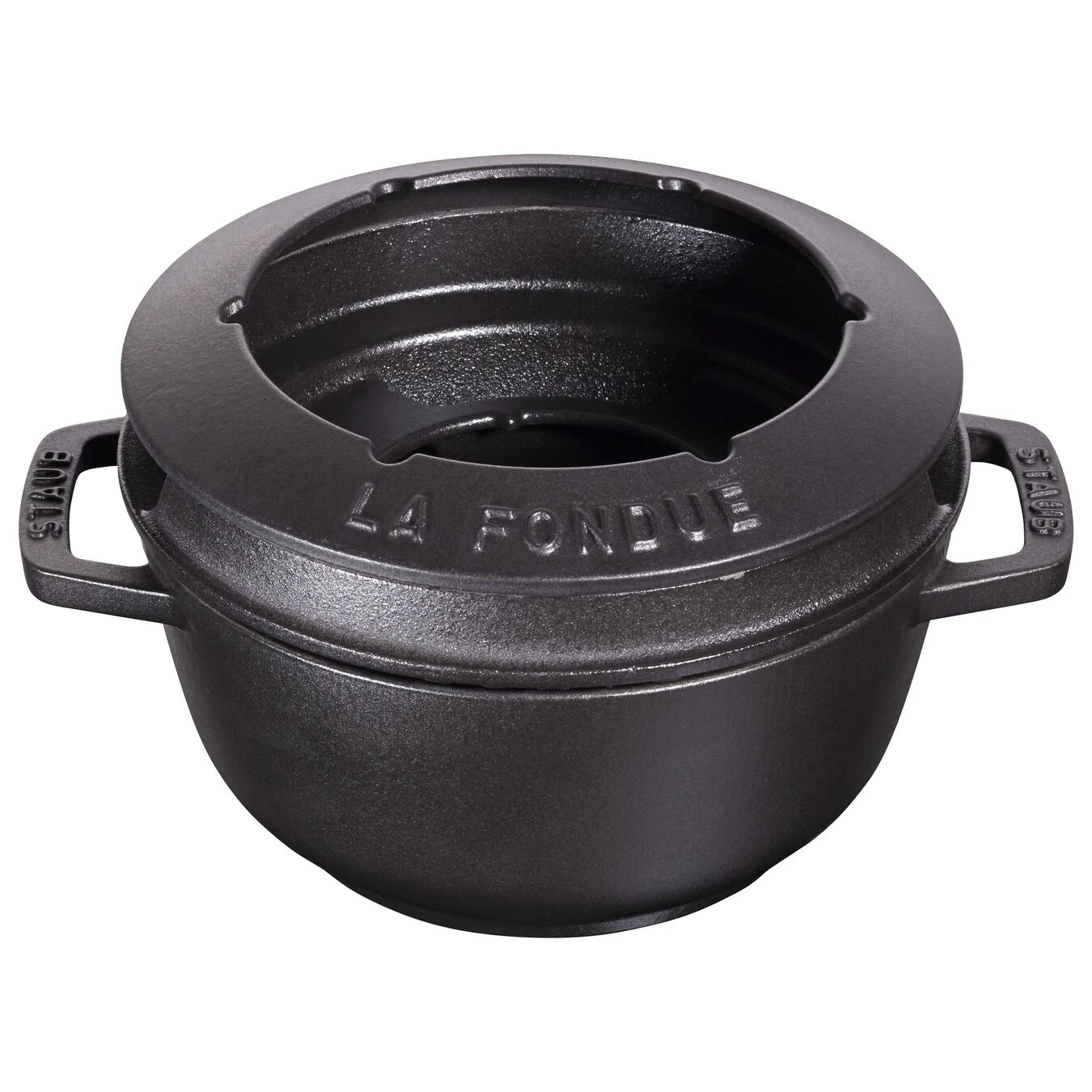 Staub 18 Cm Fondue Set Black 6 Staub 18 Cm Fondue Set Black - Image 4