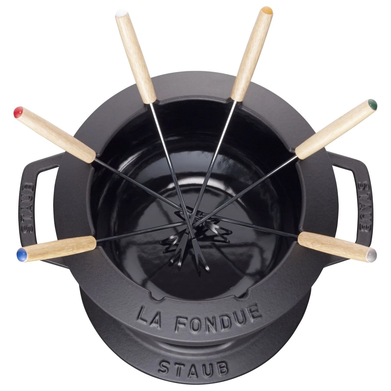 Staub 18 Cm Fondue Set Black 5 Staub 18 Cm Fondue Set Black - Image 3