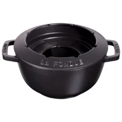 Staub 20 Cm Fondue Set Black -Staub 40511 972 0 5