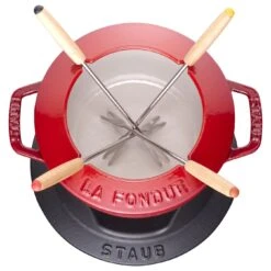 Staub 16 Cm Fondue Set Cherry -Staub 40511 973 0 2
