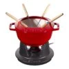 Staub 18 Cm Fondue Set Cherry