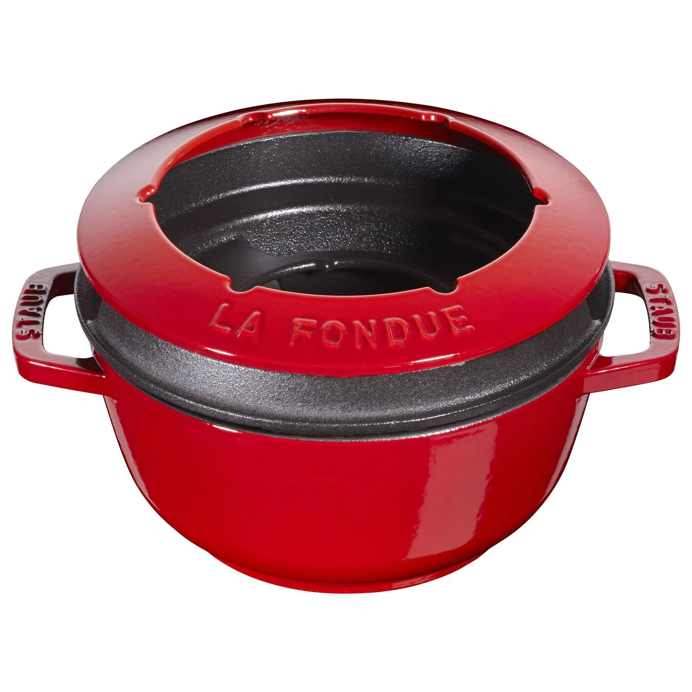 Staub 18 Cm Fondue Set Cherry 7 Staub 18 Cm Fondue Set Cherry - Image 5