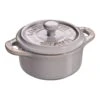 Staub 10 Cm Round Ceramic Mini Cocotte Ancient-grey -Staub 40511 998 0 6
