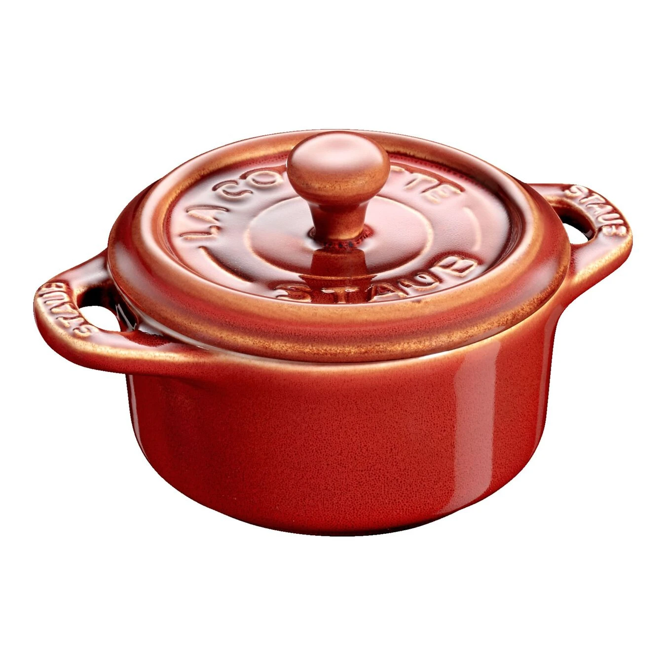 Staub 10 Cm Round Ceramic Mini Cocotte Ancient-copper 3 Staub 10 Cm Round Ceramic Mini Cocotte Ancient-copper