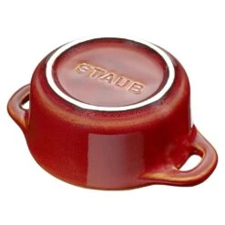 Staub 10 Cm Round Ceramic Mini Cocotte Ancient-copper 10 Staub 10 Cm Round Ceramic Mini Cocotte Ancient-copper -Staub 40511 999 0 5