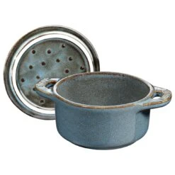 Staub 10 Cm Round Ceramic Mini Cocotte Ancient-turquoise -Staub 40512 000 0 4
